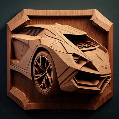 3D модель Lamborghini Sesto Elemento (STL)